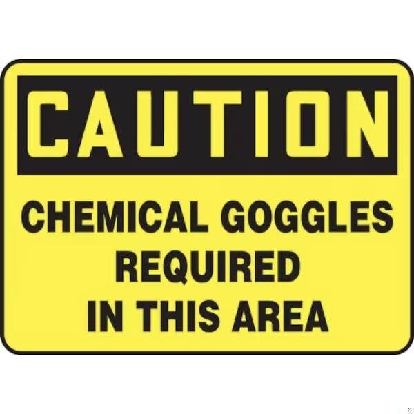 Accuform OSHA CAUTION SAFETY SIGN CHEMICAL MPPE799XP MPPE799XP - main